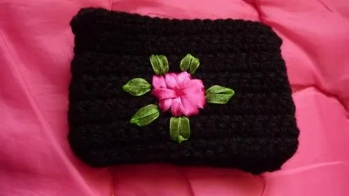 Imagen monedero a crochet - grupos.