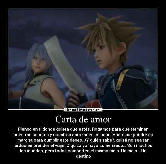 Carta de amor | Desmotivaciones
