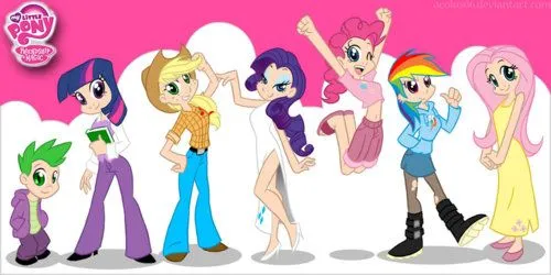 Imagen - My Little Pony Humanizado.jpg - Wiki Mi Pequeño Pony: Fan ...
