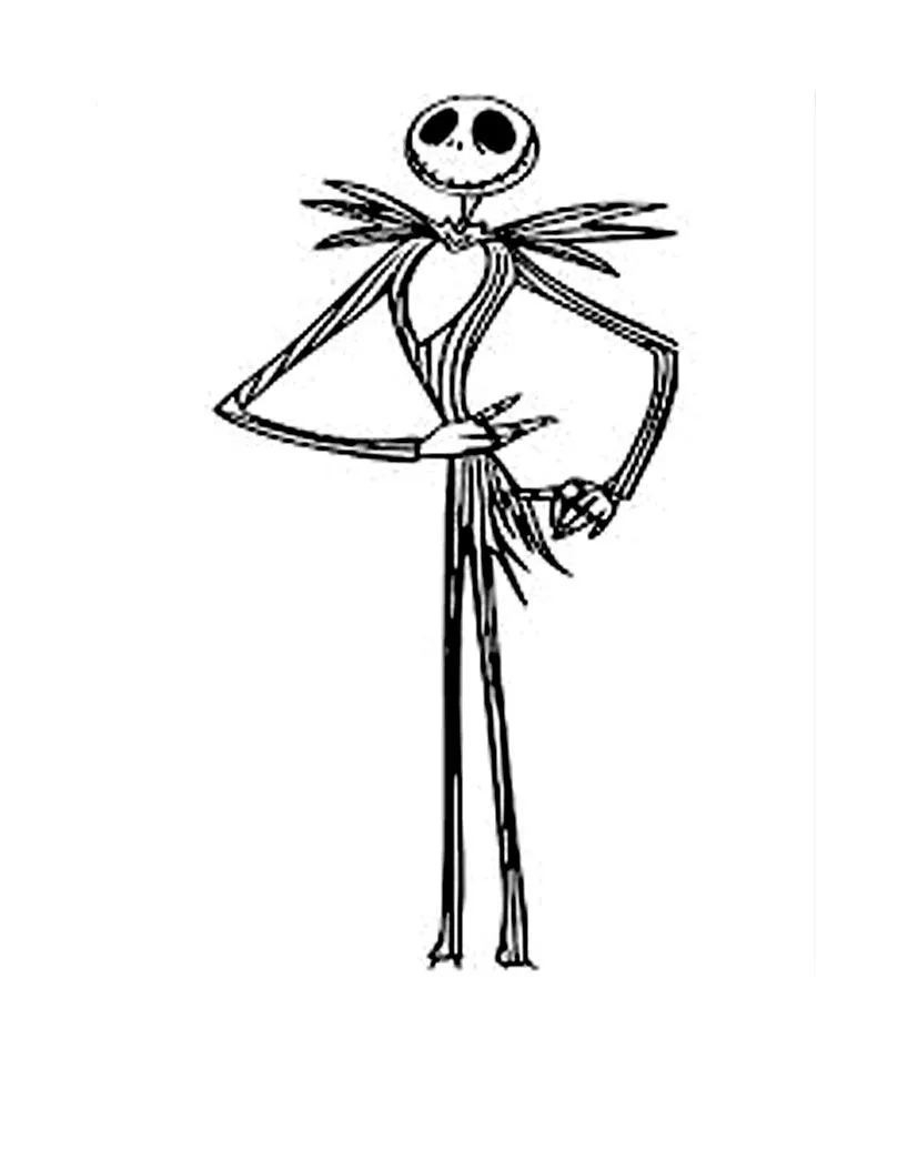 Imagen navideña del Sr. Jack para descargar y colorear - Pesadilla antes de Navidad - Just Color Niños : Dibujos para colorear para niños Imagen navideña del Sr. Jack para descargar y colorear - Pesadilla antes de Navidad - Just Color Niños : Dibujos para colorear para niños