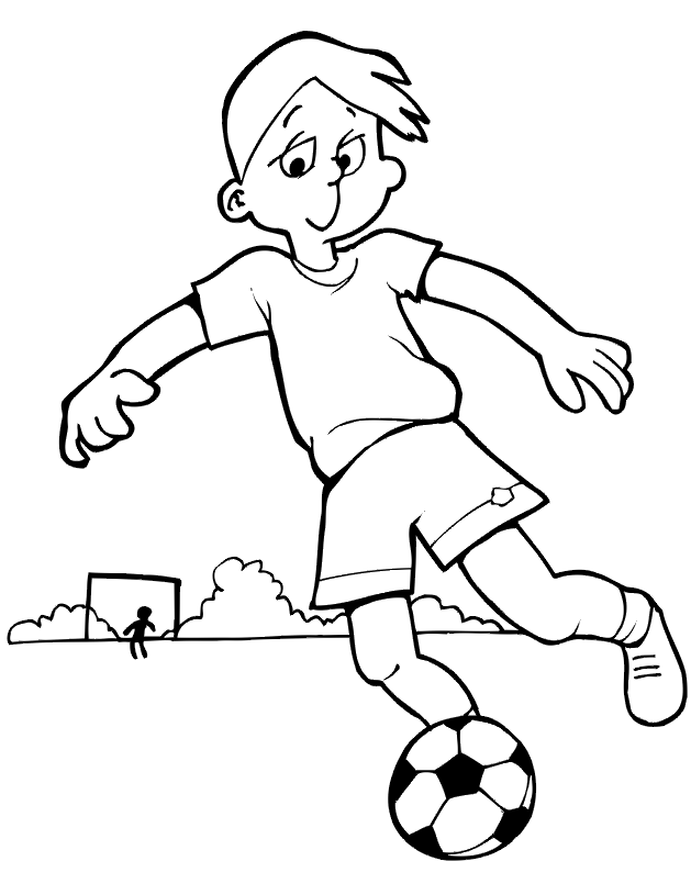 Dibujos para colorear de futbol