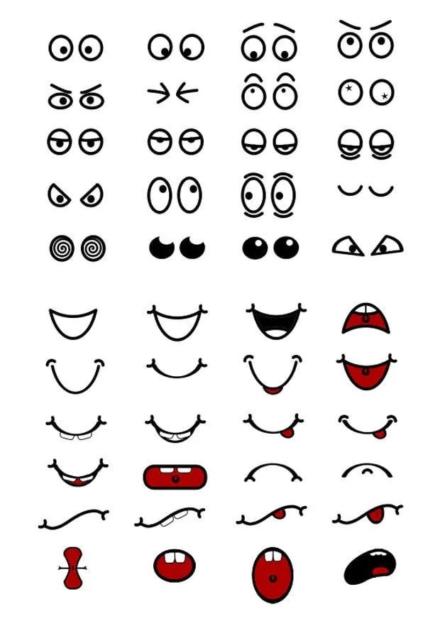 Imagen ojos y bocas - Imágenes Para Imprimir Gratis - Img 26343 Imagen ojos y bocas - Imágenes Para Imprimir Gratis - Img 26343