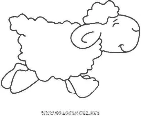 Imagen de ovejas para colorear - Imagui