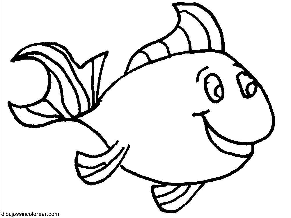 Dibujos para colorear de pescado - Imagui