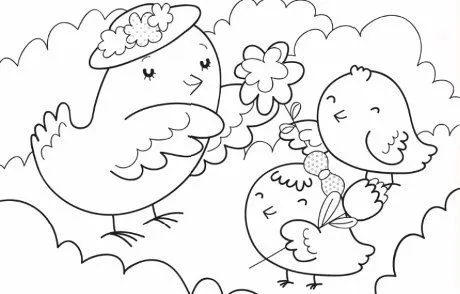 Imagen Pollitos (dibujos infantiles) - grupos.