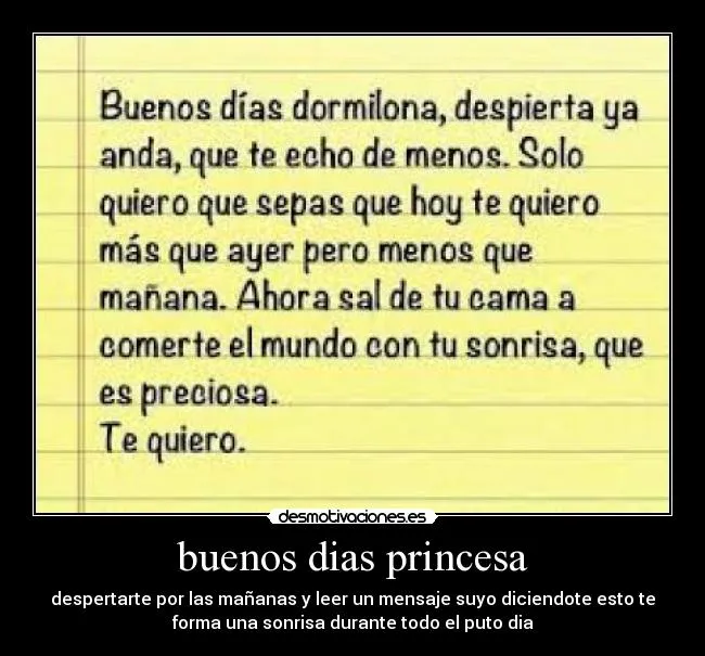 Imagen de buenos dias princesa - Imagui