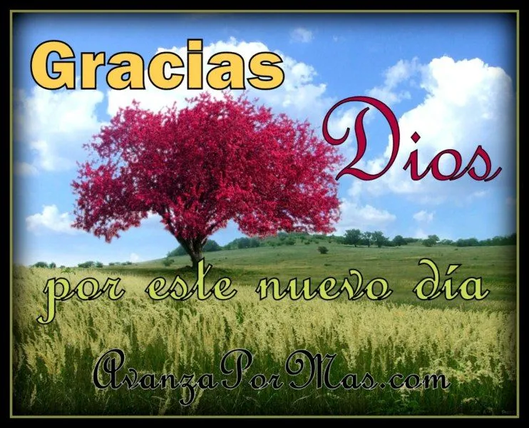 IMAGEN) "Gracias DIOS por este Nuevo Día..." -> Imágenes Cristianas