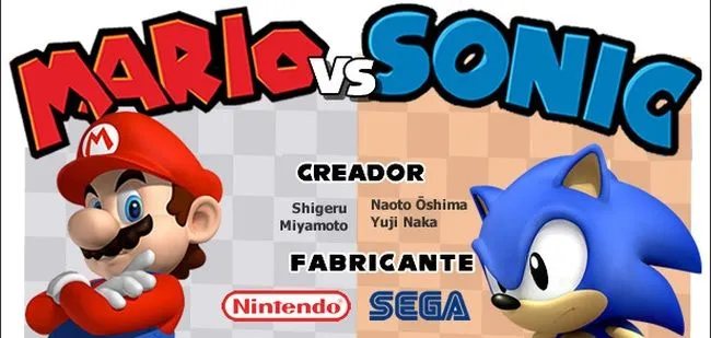Imagen de la semana: infografía que enfrenta a Mario y Sonic Imagen de la semana: infografía que enfrenta a Mario y Sonic