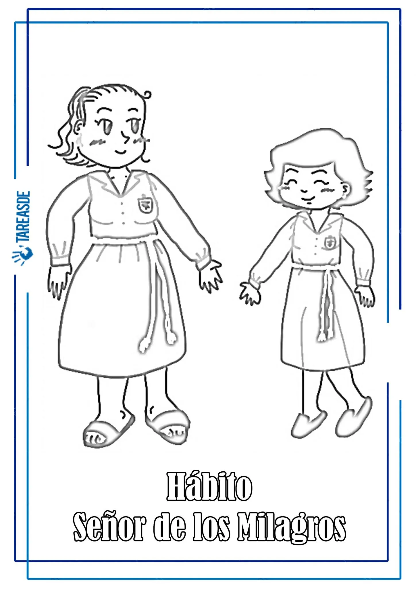 Imagen del señor de los milagros para colorear e imprimir Imagen del señor de los milagros para colorear e imprimir