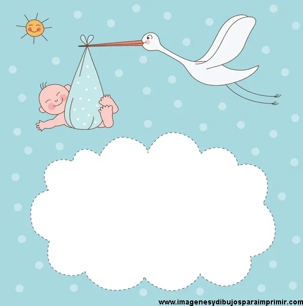 Imagen tarjeta baby shower niño-Imagenes y dibujos para imprimir Imagen tarjeta baby shower niño-Imagenes y dibujos para imprimir