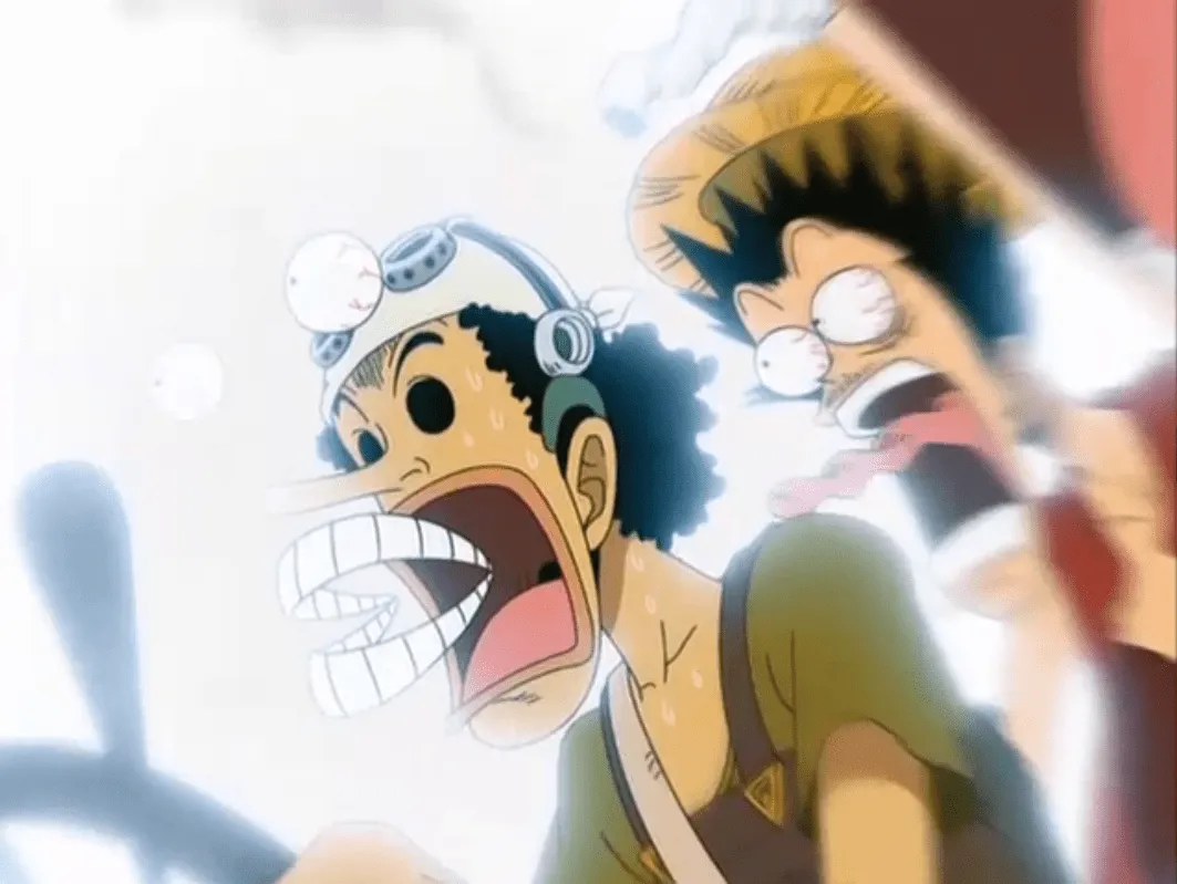 Imagen - Usopp y Luffy asustados.png - One Piece Wiki Imagen - Usopp y Luffy asustados.png - One Piece Wiki