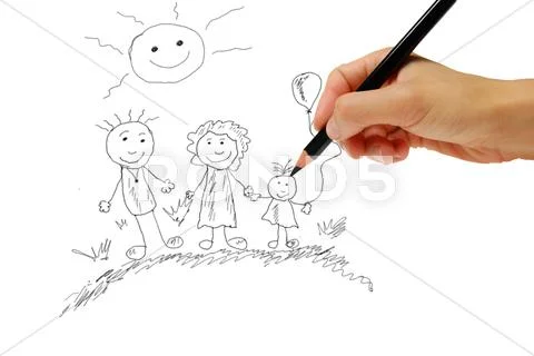 Imagen Vectorial de Mano Dibujando Una Familia Feliz | Gráficos e ... Imagen Vectorial de Mano Dibujando Una Familia Feliz | Gráficos e ...