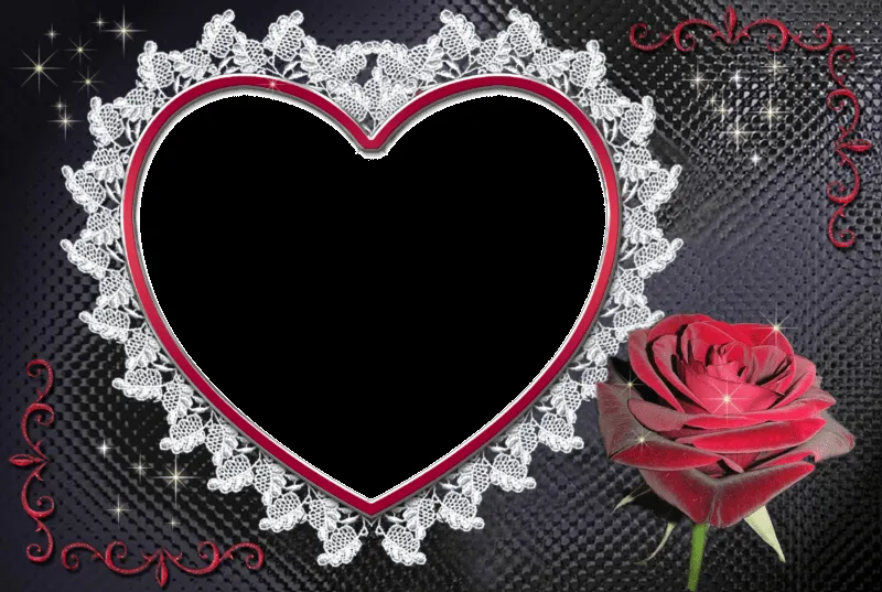 Marcos para fotos de corazones png - Imagui