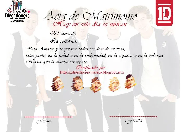 Acta de matrimonio falsa para llenar - Imagui Acta de matrimonio falsa para llenar - Imagui