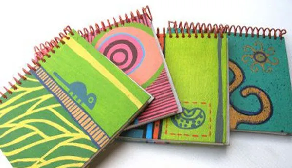 Como adornar cuadernos por dentro - Imagui