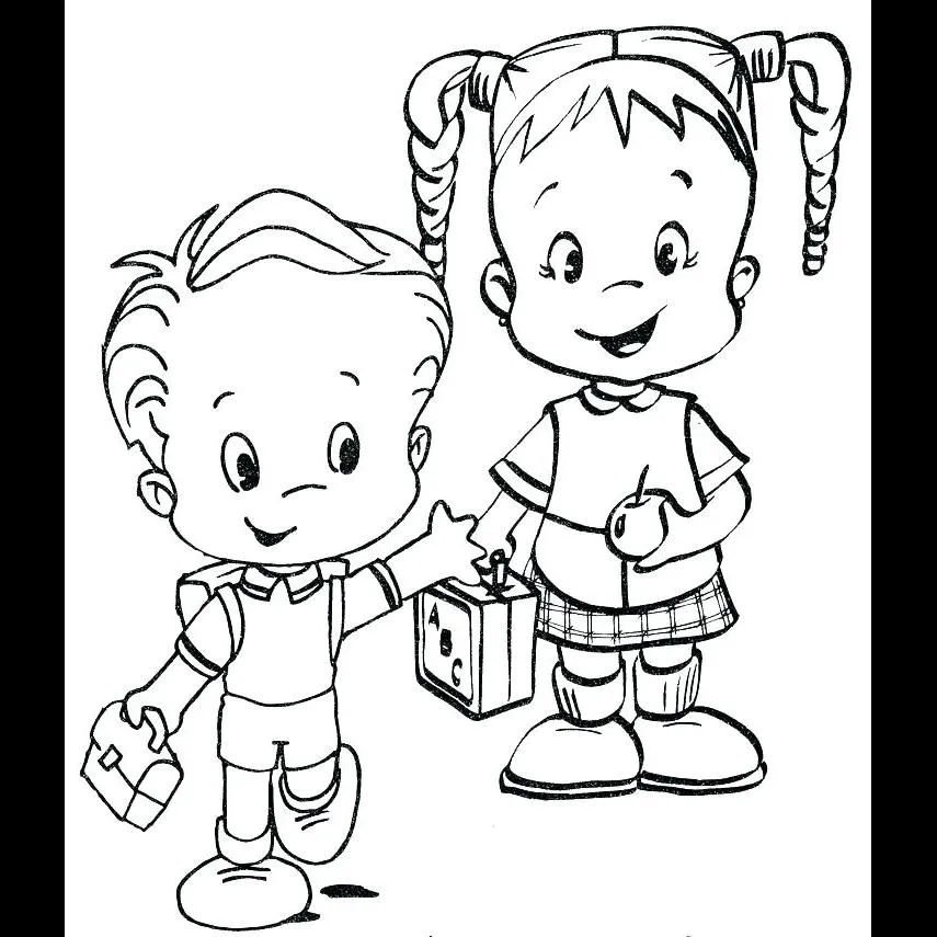 Imágenes de AMISTAD para dibujar y colorear fáciles Imágenes de AMISTAD para dibujar y colorear fáciles