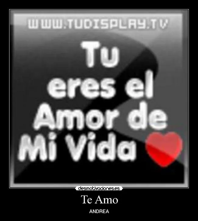 Imagenes de te quiero Andrea - Imagui