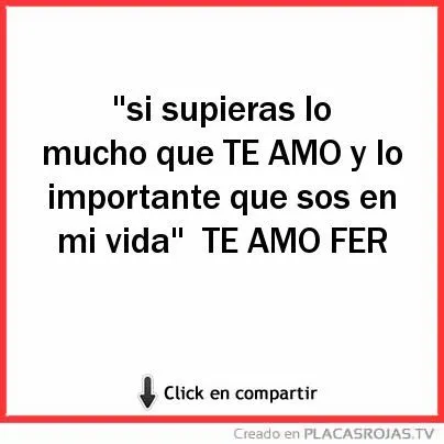 imagenes de te amo fer - IMG MLP