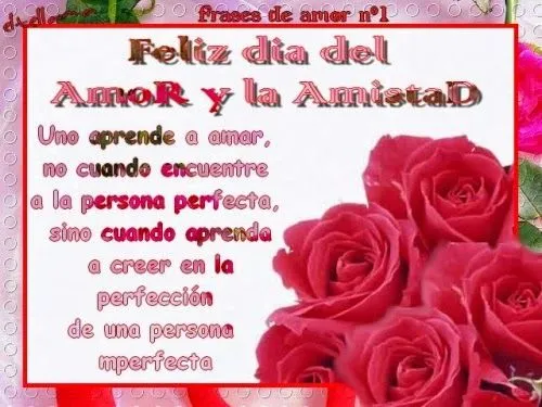 Imagenes de amor y amistad animadas Dia de san valentin con frases ...