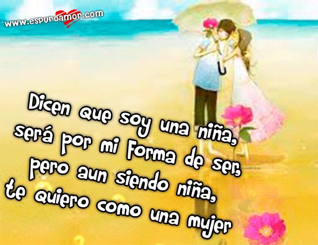 Tarjeta con POEMA de amor en imagen GIF para dedicar a tu novio