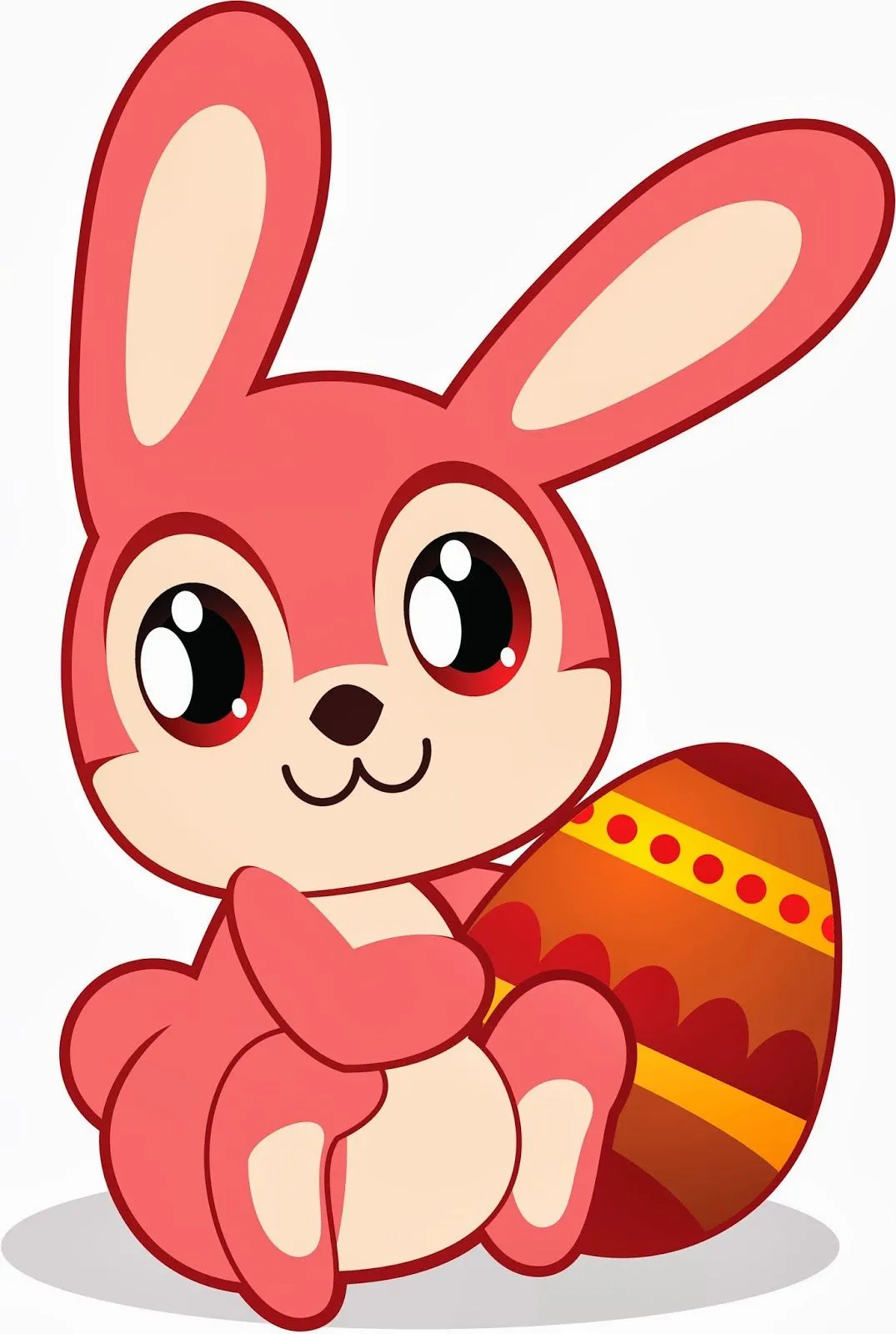 Imagenes de amor: Dibujos de conejos de Pascua para niños