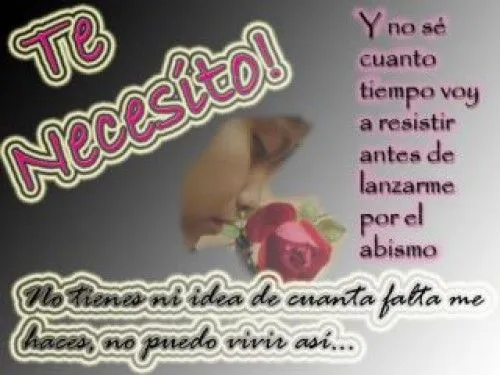 Imágenes de amor para expresar lo mucho que te necesito | Imagenes ... Imágenes de amor para expresar lo mucho que te necesito | Imagenes ...