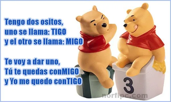 Imagenes de osos con versos de amor - Imagui