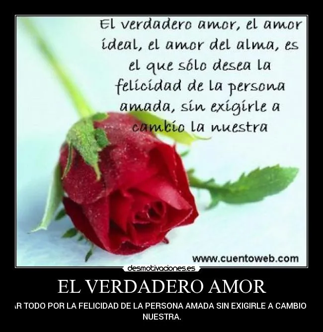 EL VERDADERO AMOR | Desmotivaciones