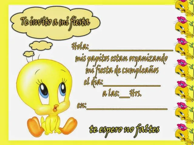 Imagenes de piolin con frases lindas - Imagui Imagenes de piolin con frases lindas - Imagui