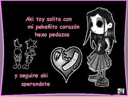 Ver imagenes de emos enamorados con frases | Imagenes De Amor