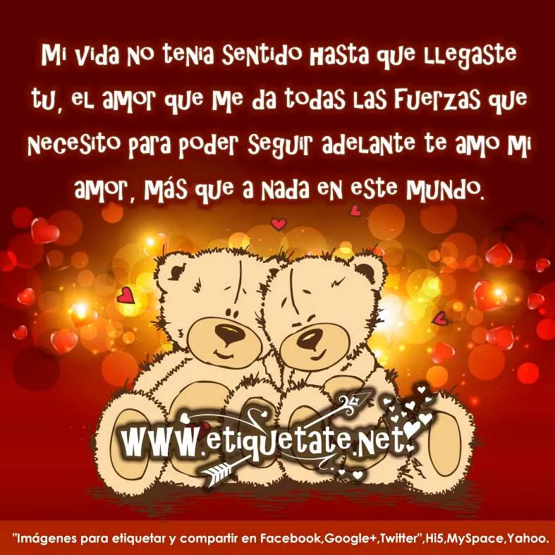 Imagenes d osos con frases d amor - Imagui