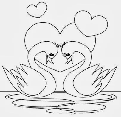 Imagenes de amor para colorear con frases para mi novio - Imagui