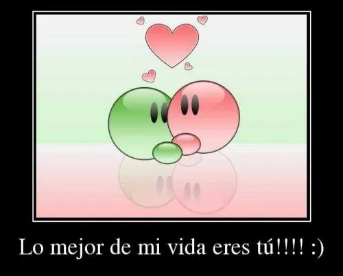 Lo mejor de mi vida eres tú | Mi amor... Te amo !