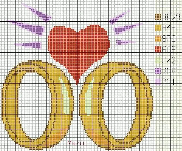 Imagenes de amor en punto cruz - Imagui