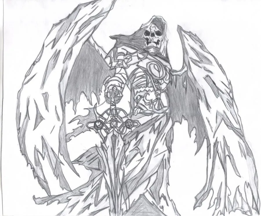 angel de la muerte by ~locodeldibujo on deviantART