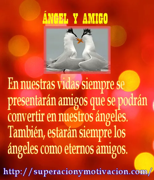 Reflexiones de motivación: Angel y AmigoSuperacion y Motivacion ...