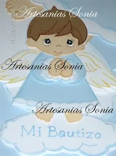 Artesanias Sonia: Angelitos para Bautizo