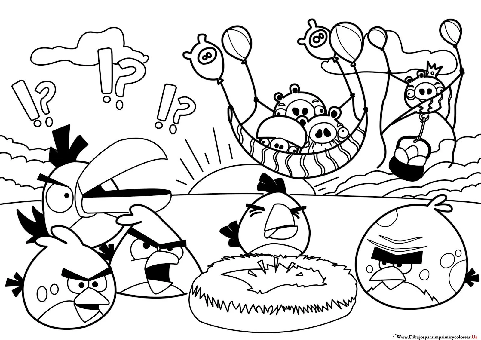 Imagenes de Angry Birds para Imprimir y Colorear - Dibujos Para ... Imagenes de Angry Birds para Imprimir y Colorear - Dibujos Para ...