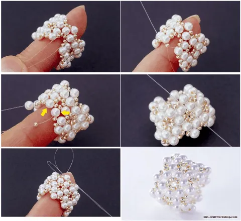 Imagenes de anillos de chaquira paso a paso - Imagui Imagenes de anillos de chaquira paso a paso - Imagui