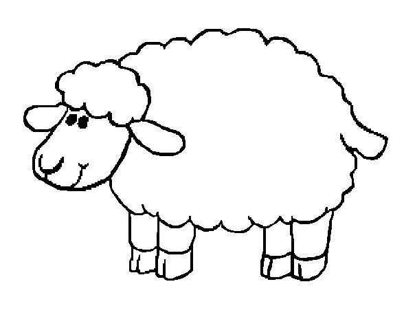 Imagenes animadas de ovejas para colorear - Imagui