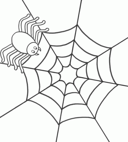 Araña para colorear infantiles - Imagui