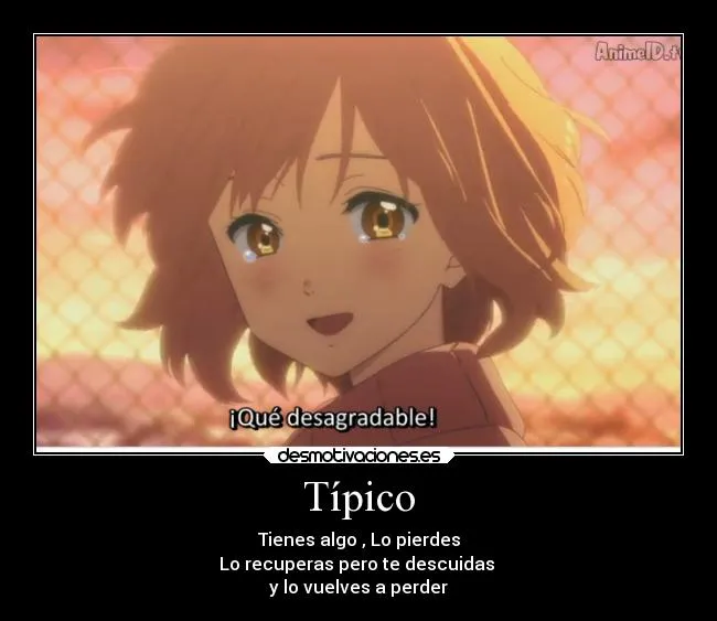 Imagenes de animes tristes llorando con frases - Imagui