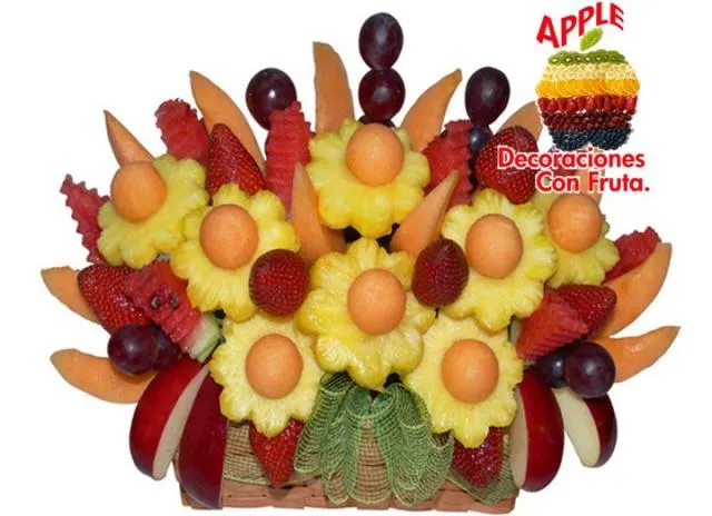 Imágenes de Arreglos Frutales Apple DEcoracion en Los Mochis