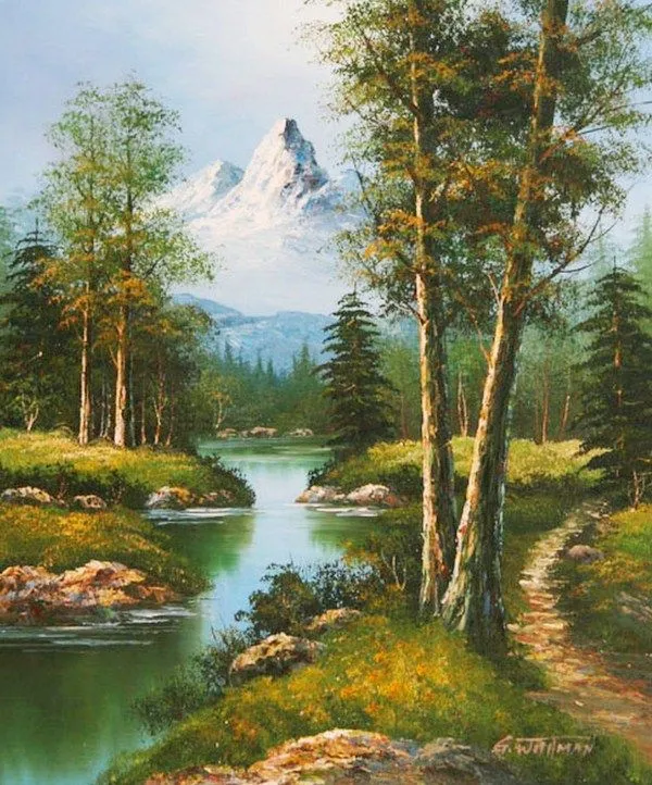 Imágenes Arte Pinturas: Imágenes: Paisajes oleo sobre lienzo