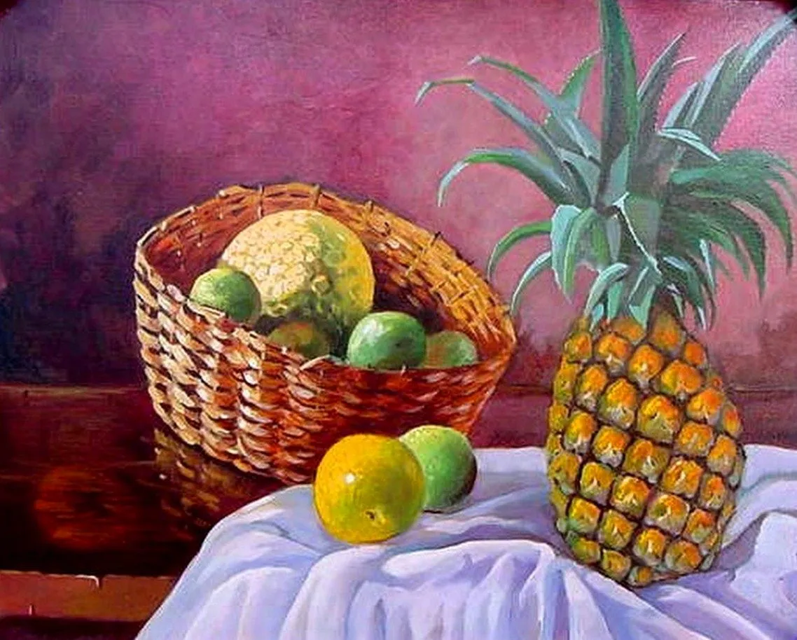 Paisajes y Bodegones: Óleo: cuadros frutas tropicales de colombia Paisajes y Bodegones: Óleo: cuadros frutas tropicales de colombia