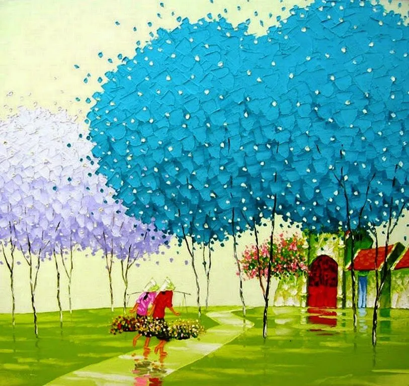 Imágenes Arte Pinturas: Oleos modernos de paisajes con arboles ... Imágenes Arte Pinturas: Oleos modernos de paisajes con arboles ...