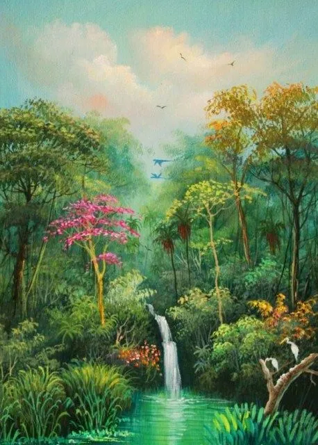 Imágenes Arte Pinturas: Paisaje naturaleza viva pintura óleo