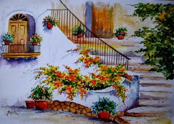Imágenes Arte Pinturas: Paisajes en Acuarela para Principiantes ... Imágenes Arte Pinturas: Paisajes en Acuarela para Principiantes ...