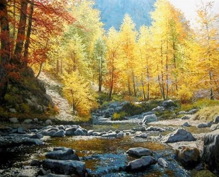 Imágenes Arte Pinturas: Paisajes Naturales, Pinturas ...