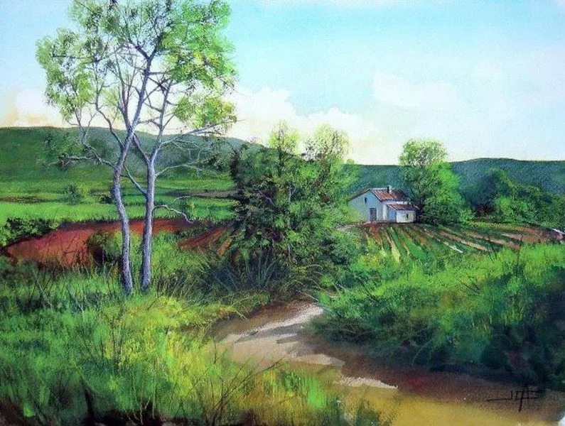 Imágenes Arte Pinturas: Paisajes pintados con acuarela pintor Juan ... Imágenes Arte Pinturas: Paisajes pintados con acuarela pintor Juan ...